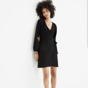 NWT Madewell Texture & Thread Long-Sleeve Side-Tie Dress
